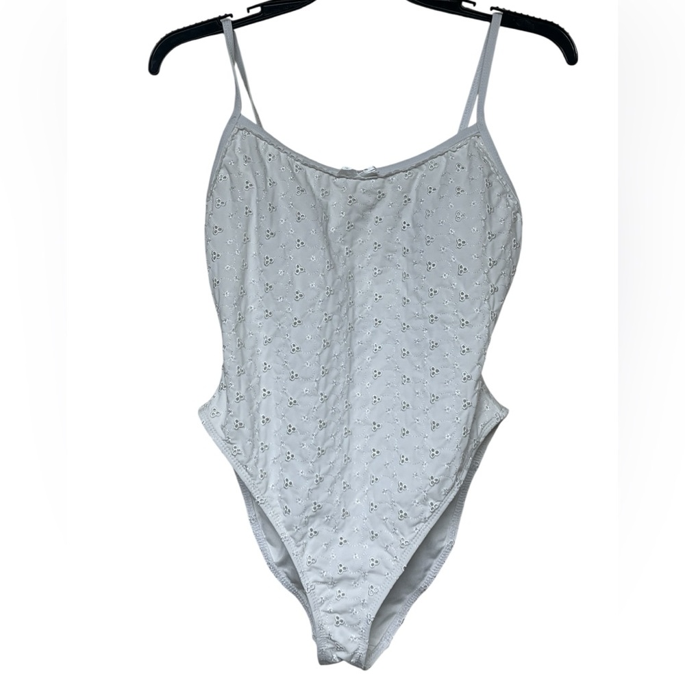 Dippin' Daisy's White Eyelet One-Piece Swimsuit